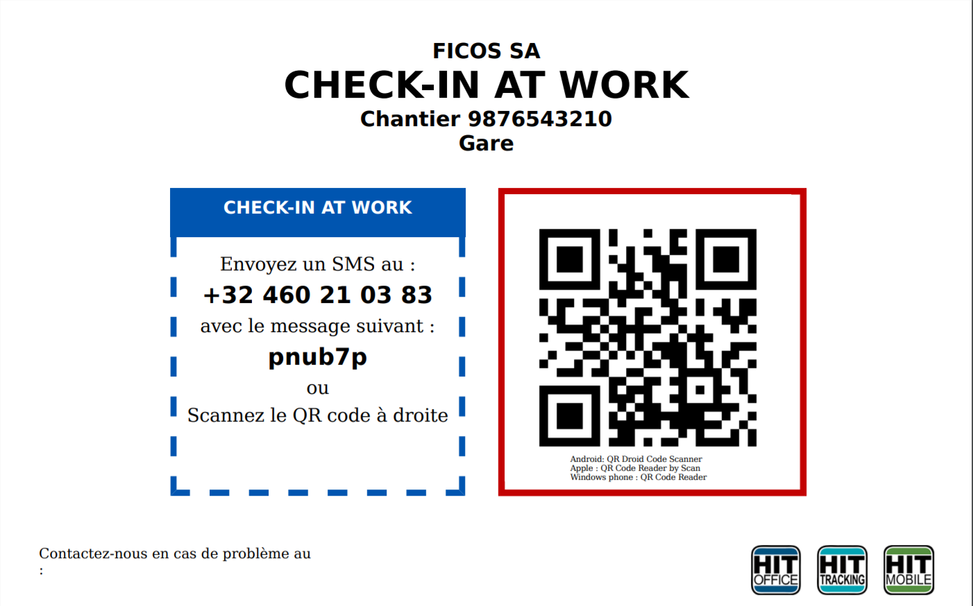 Comment enregistrer sa présence via SMS ou QR Code? Checkinwork